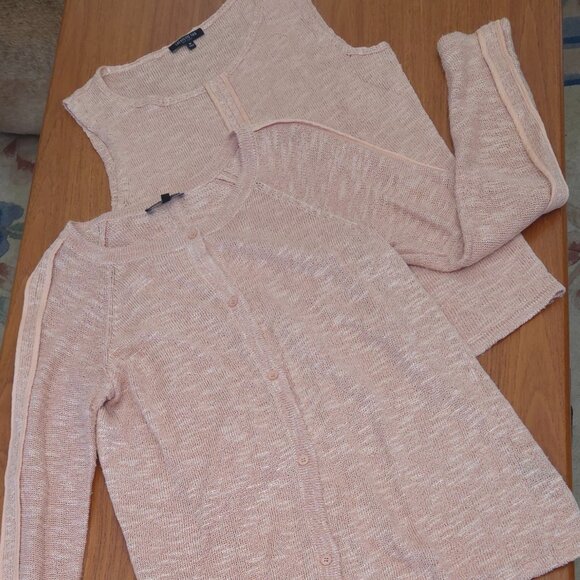 Lightweight Linen Cardigan Set - Picture 3 of 10